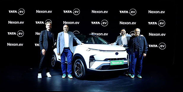 Gadget on wheels for the evolved launched New Nexon.ev the game changer EV redefines advanced mobility Tata Motors