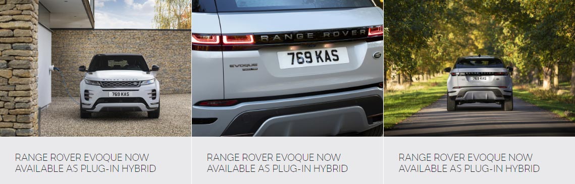 Land Rover Evoque et Discovery Sport P300e : l'hybride