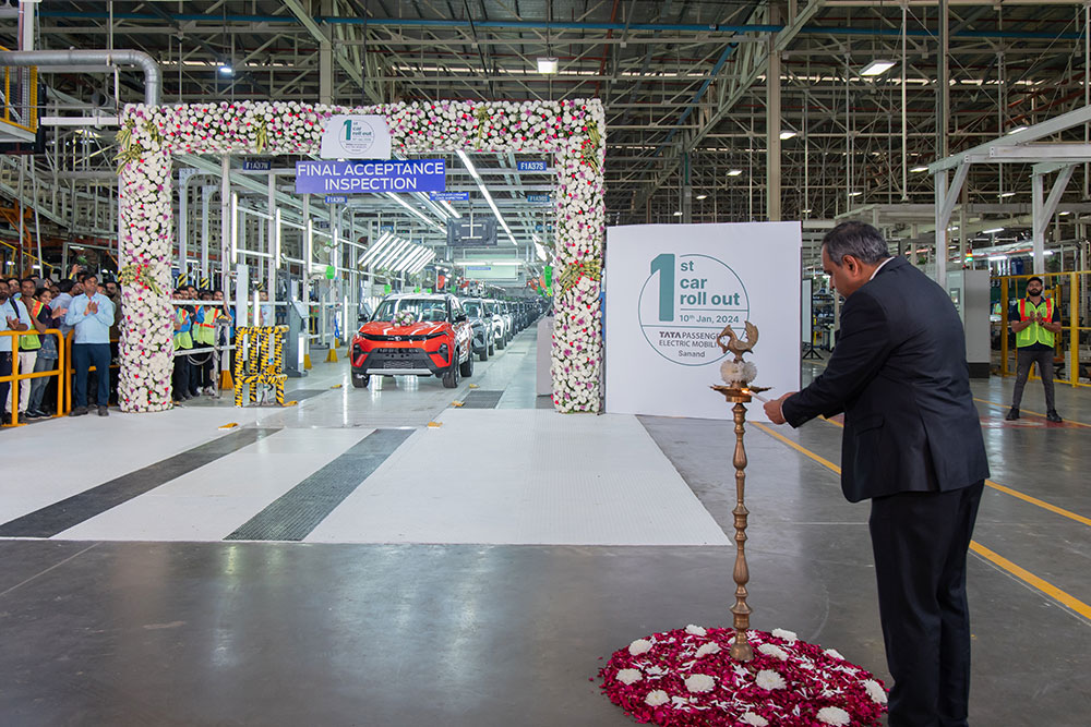 Tata commences production at new facility in Sanand; Rolls out first vehicle